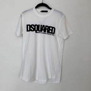 White dsquared t shirt men’s